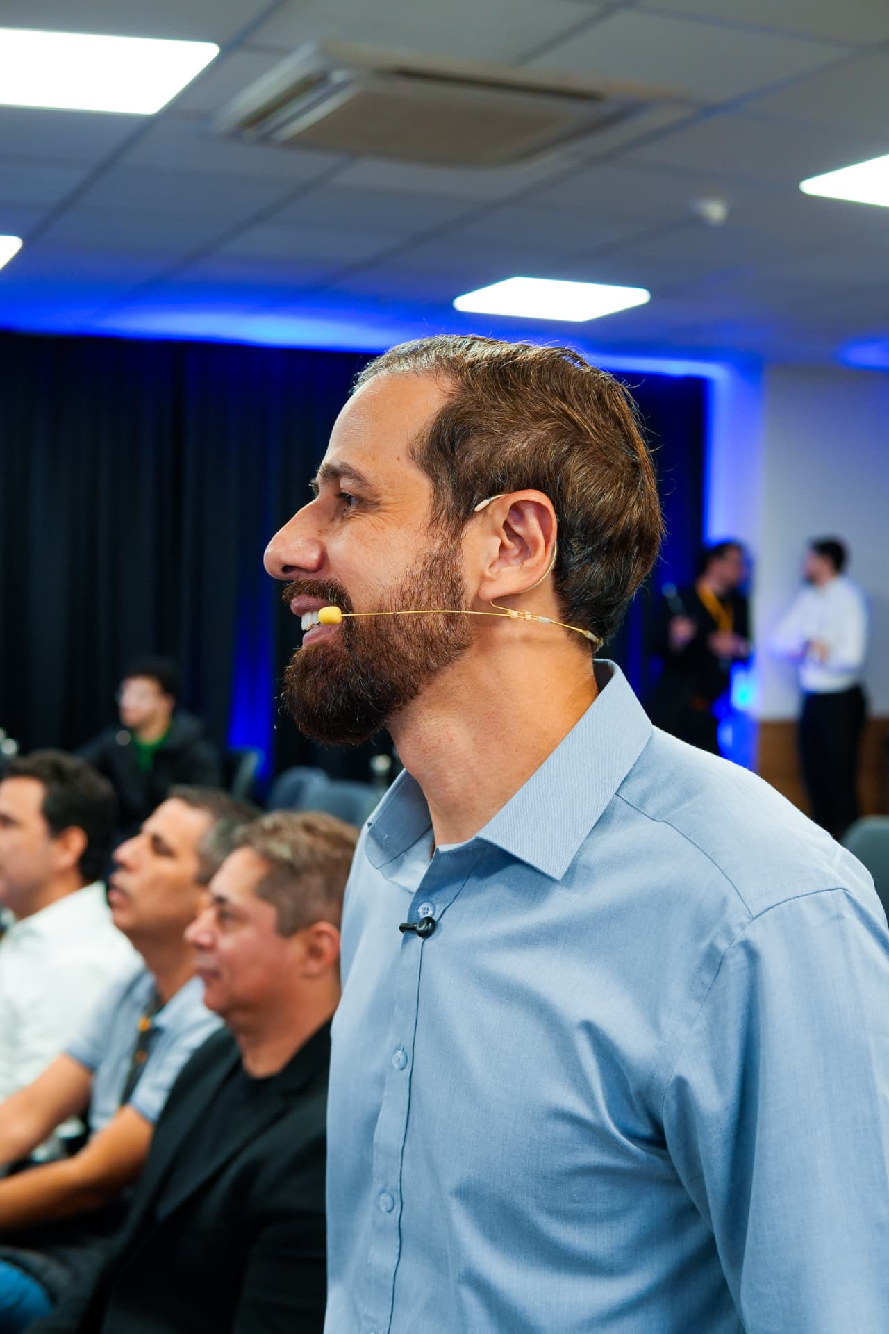 Comunidade Papo Segurança em evento presencial